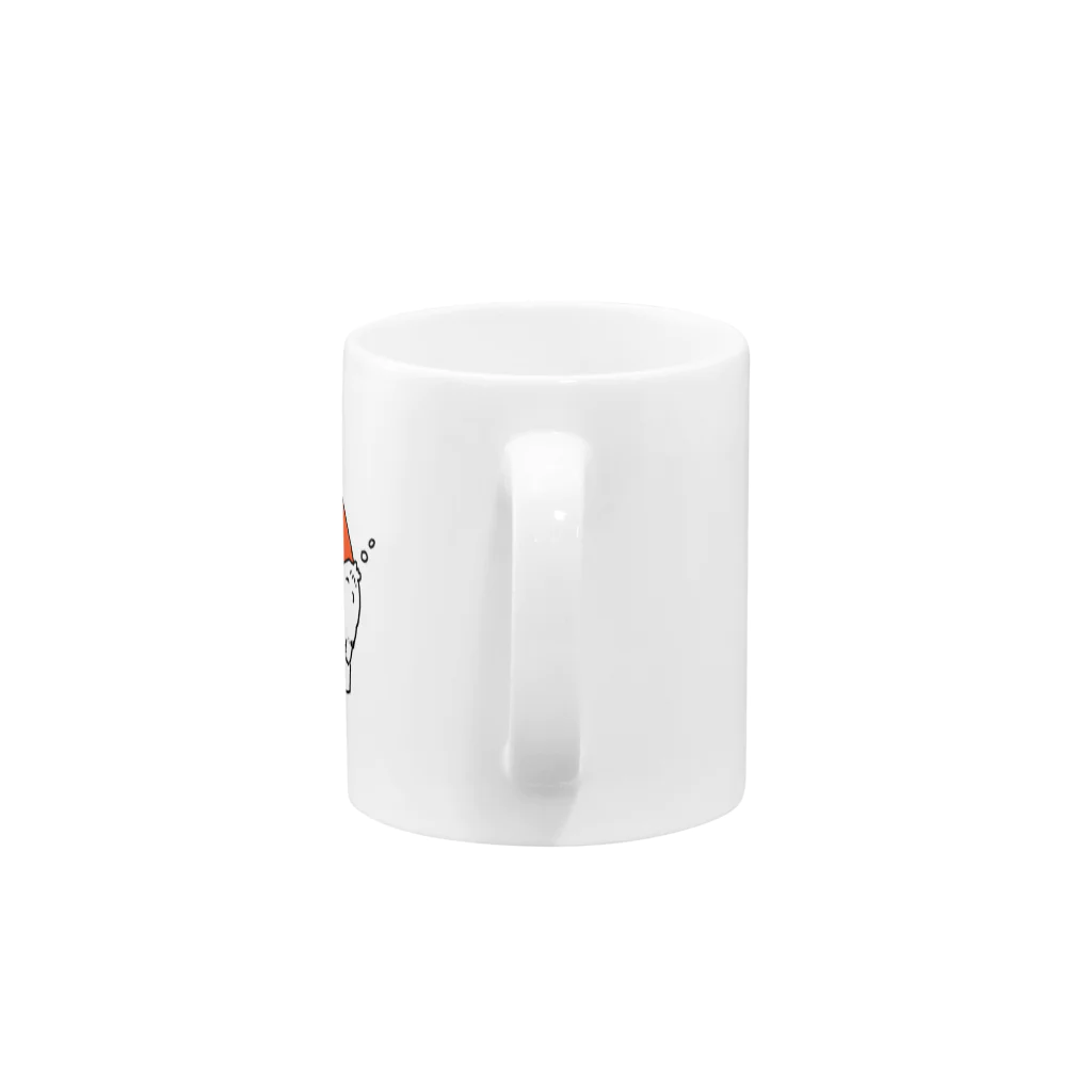 のろいぬのイエティ Mug :handle