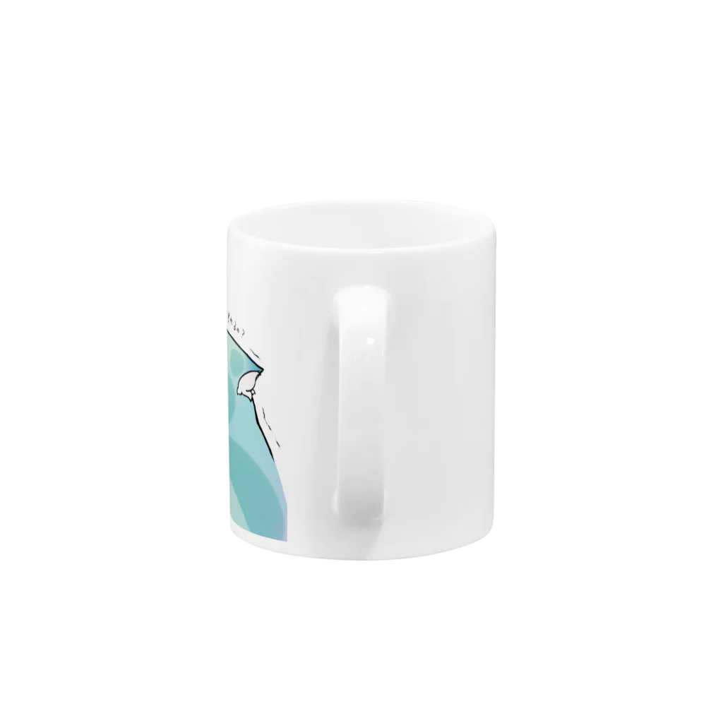 じんねこショップの瀕死のじんねこ Mug :handle