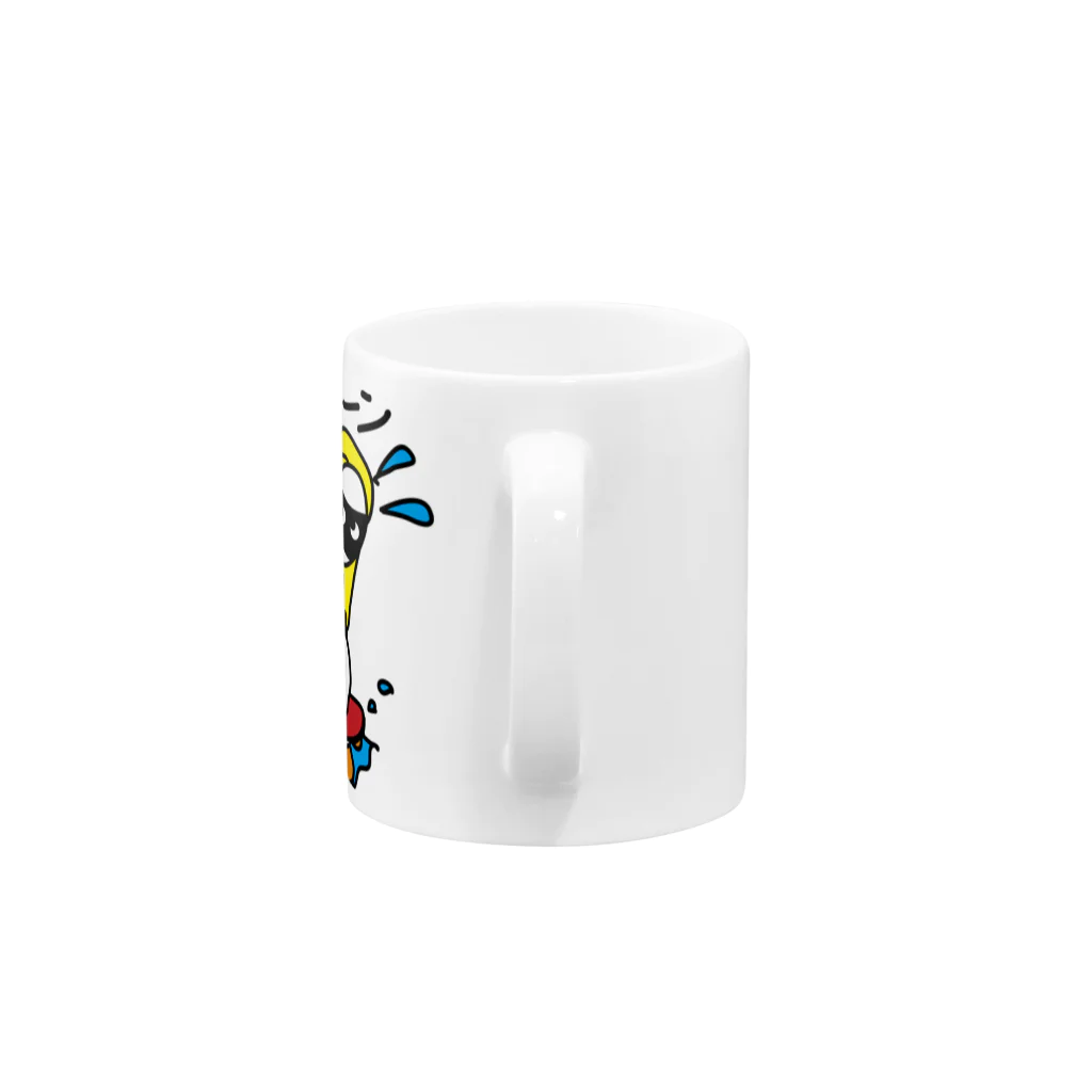 ボートレーサーが使うスタンプ のグッズ©237のモンキーターンでむかってます Mug :handle