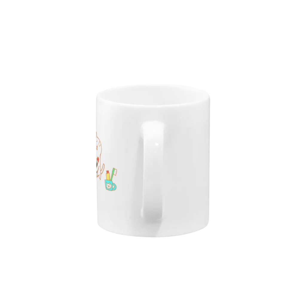 Hello Happy Catのお魚スキスキ Mug :handle