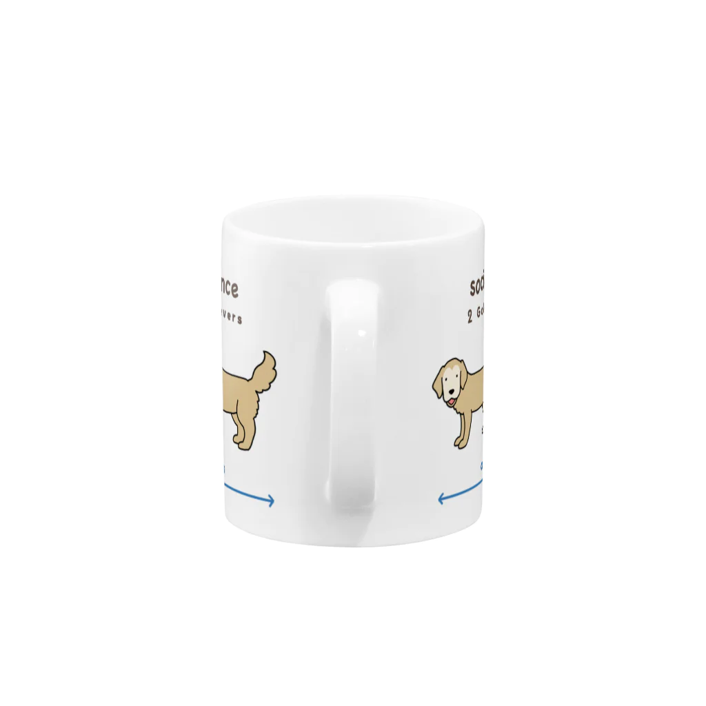 efrinmanのソーシャルディスタンス Mug :handle