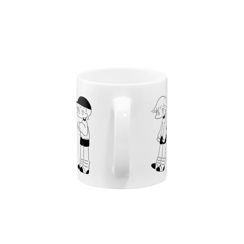 くだものやさんのねぐせくんマグカップ Mug :handle