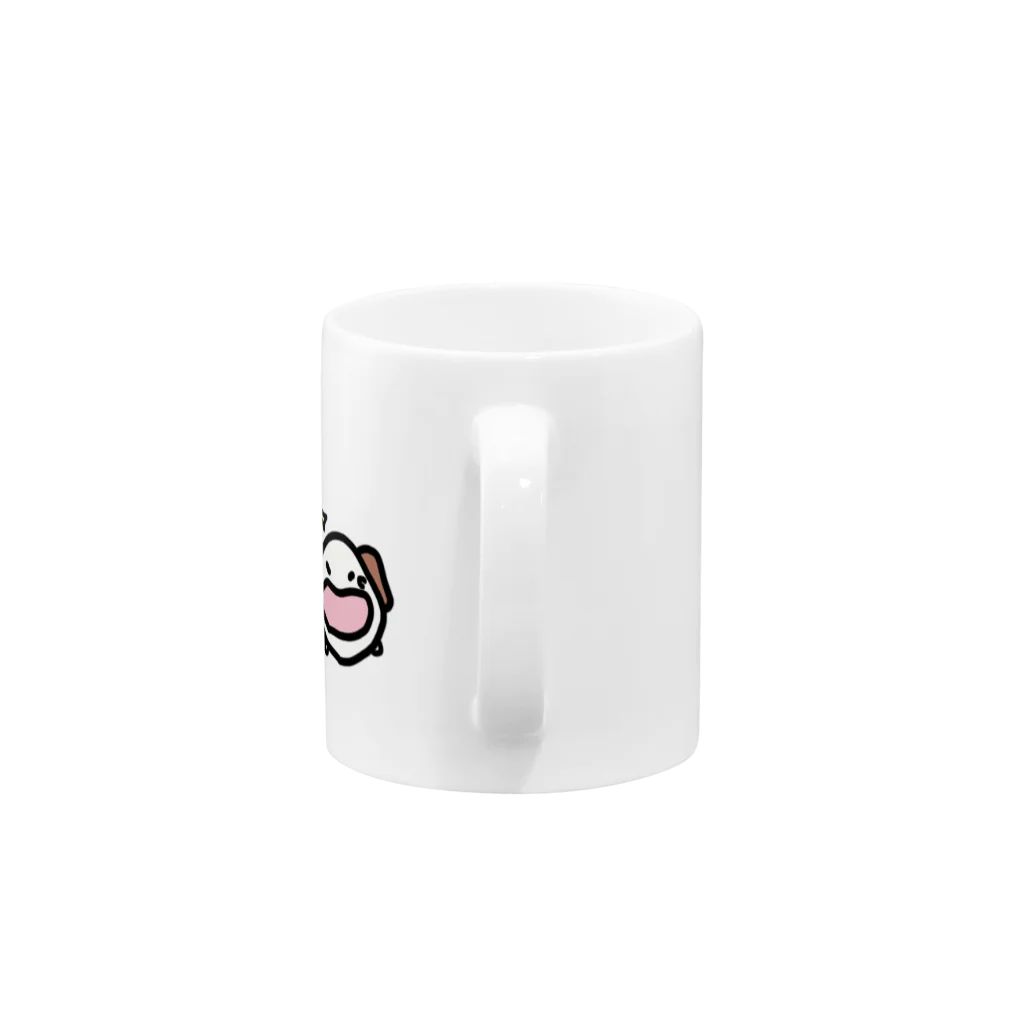 ダイナマイト87ねこ大商会の正義の味方わんだー２号 Mug :handle