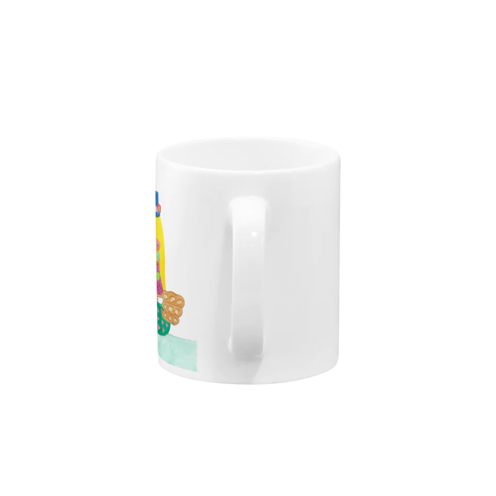 soramame*のそれゆけバケット号で旅する夢の少女 Mug :handle