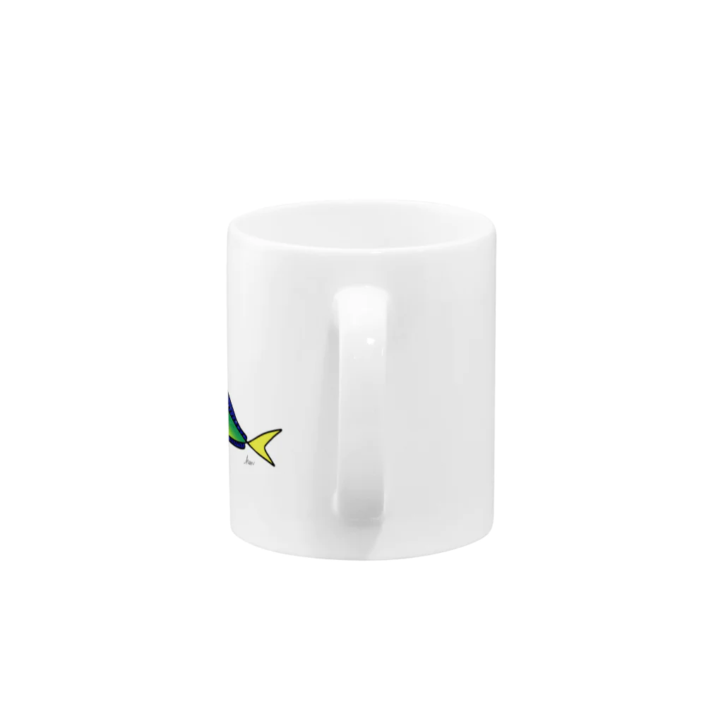 henjinsのゆるかわいい「しいら」 Mug :handle