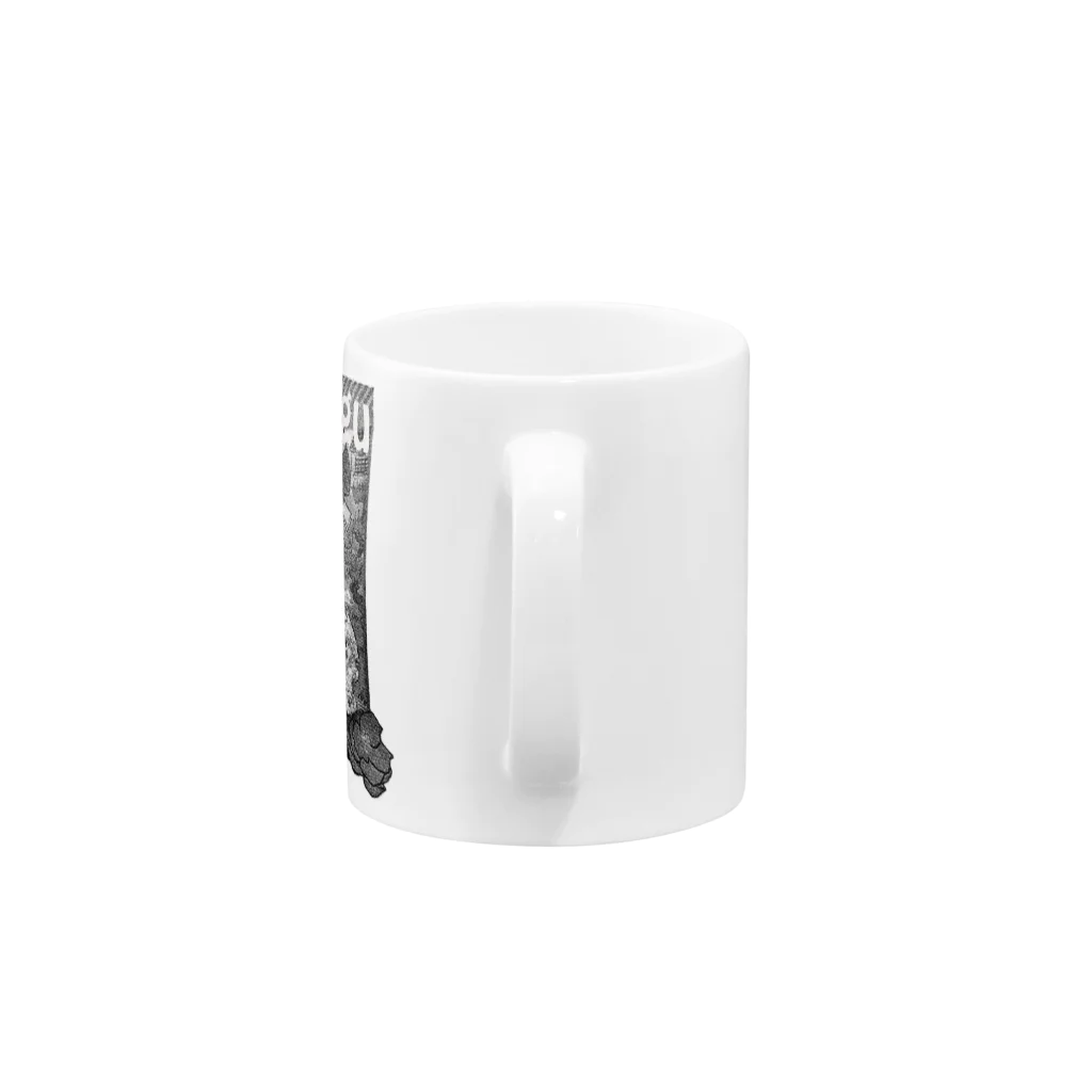 くまの洋服屋の東洋の美女マグカップ Mug :handle