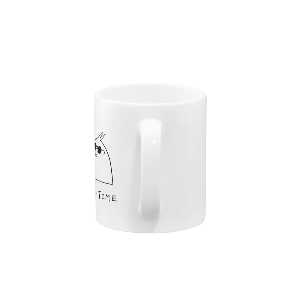 かふぇしょくにんのコーヒーブレイク中インコさん Mug :handle