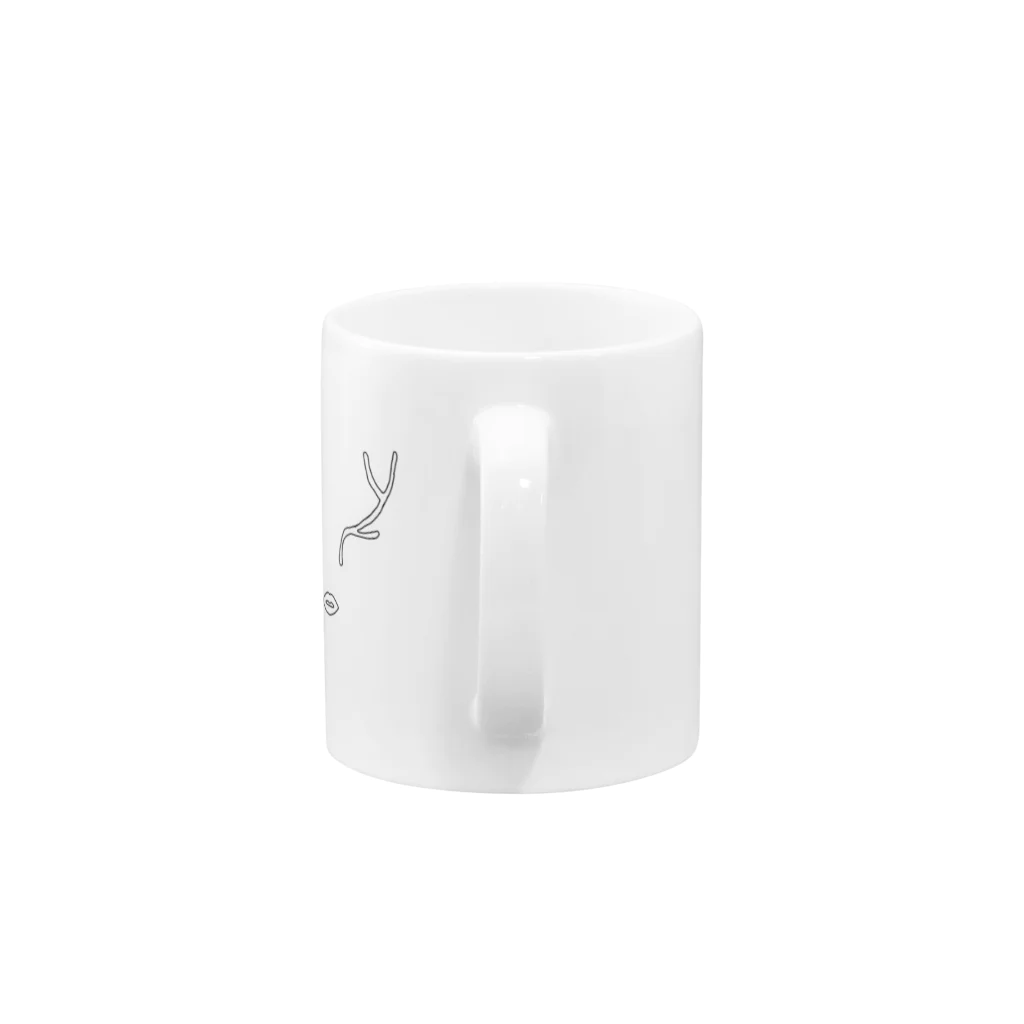 考え中のマグカップ(ママ用デザイン) Mug :handle