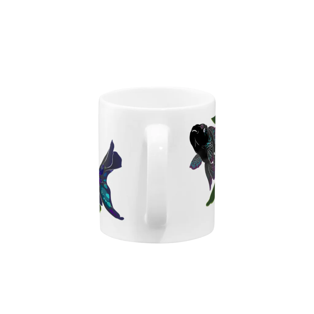 あやるの黒オランダ獅子頭 Mug :handle