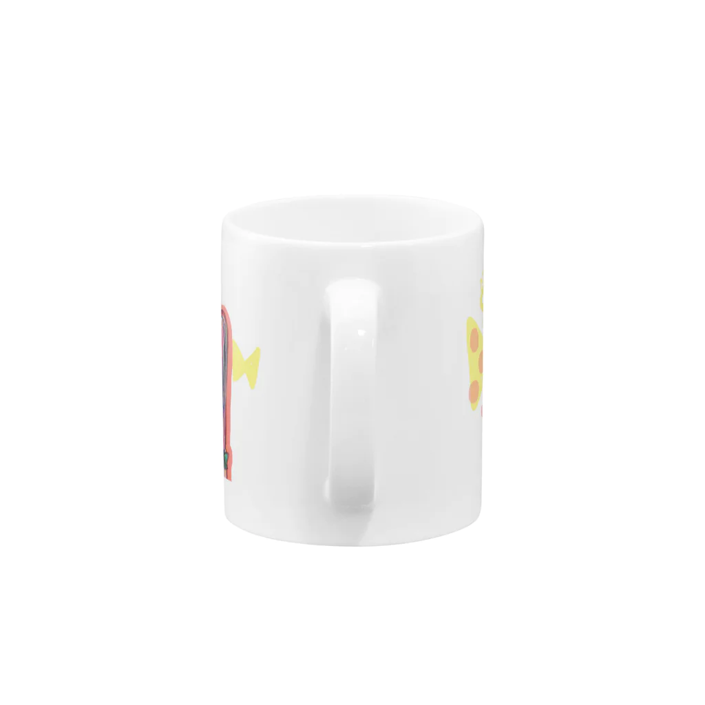 eye_のりぼん Mug :handle