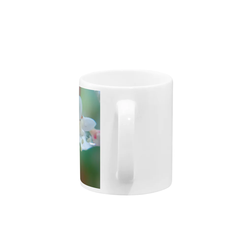 望美【写真】の花雫A Mug :handle