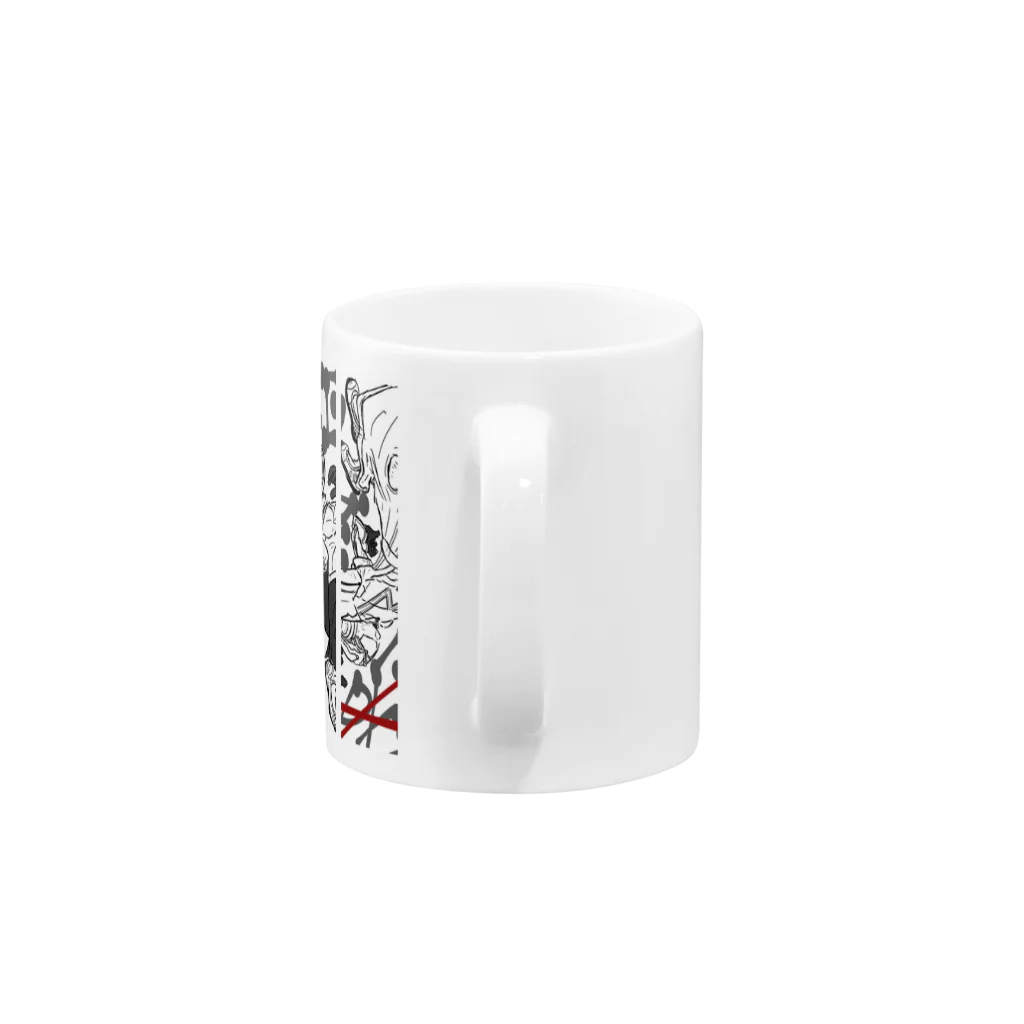 ナヒレ決議公式ショップ＿＿皐月彩のチームトレフブロン Mug :handle