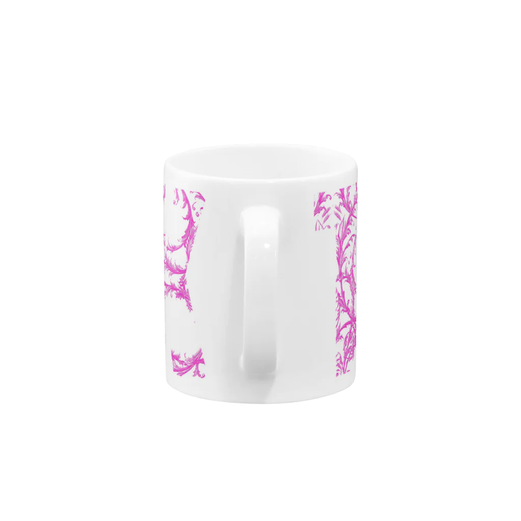 tock.のtock no cup pink マグカップの取っ手の部分