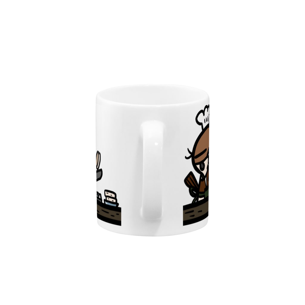 庭にくるコトリからのことり喫茶珈琲牛乳　キッチン　マグカップ Mug :handle