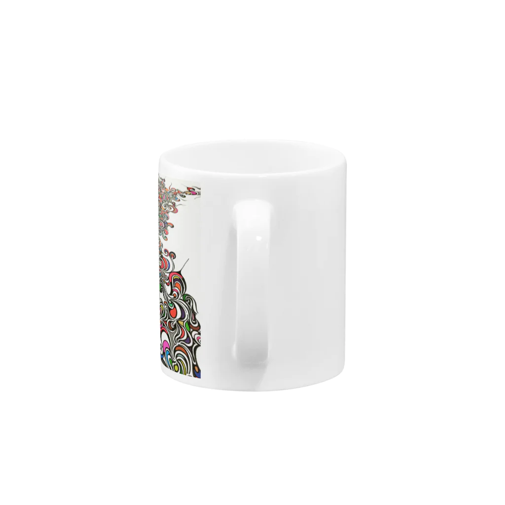 弁慶の紋様 Mug :handle
