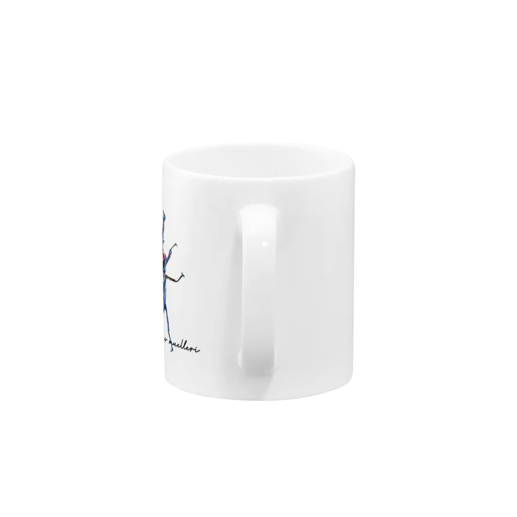 Food Marketのニジイロクワガタ マグカップ Mug :handle