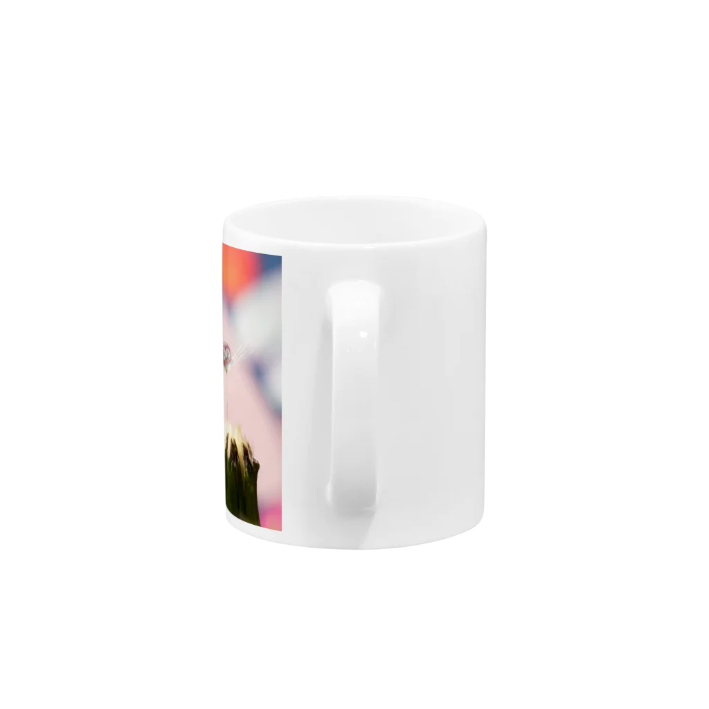 まゆにゃんΣ[【◎】]ω･´)のハートの雫 Mug :handle