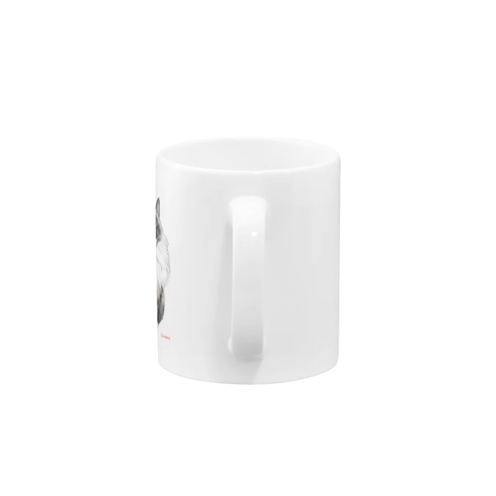 きなこのぼんちゃんイラスト Mug :handle