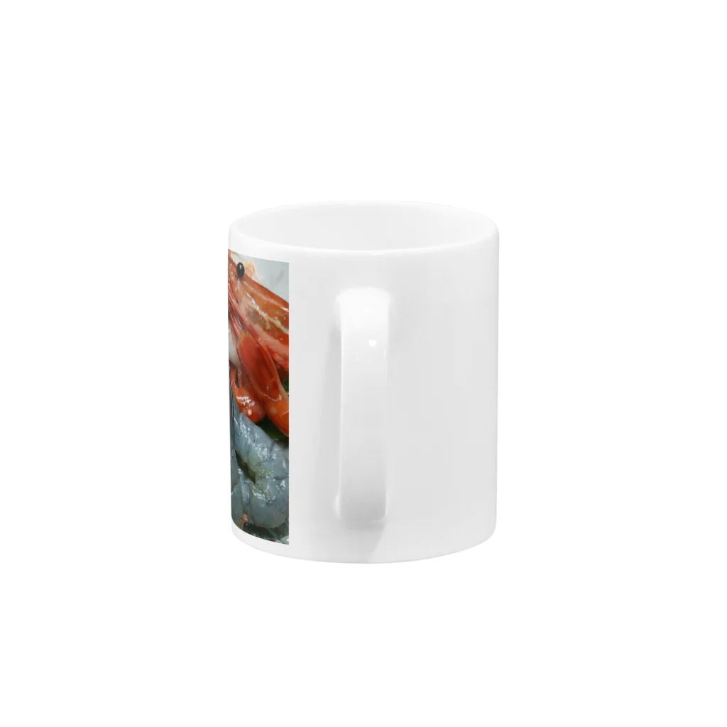 ハッピーメイトのLove 海老 Mug :handle