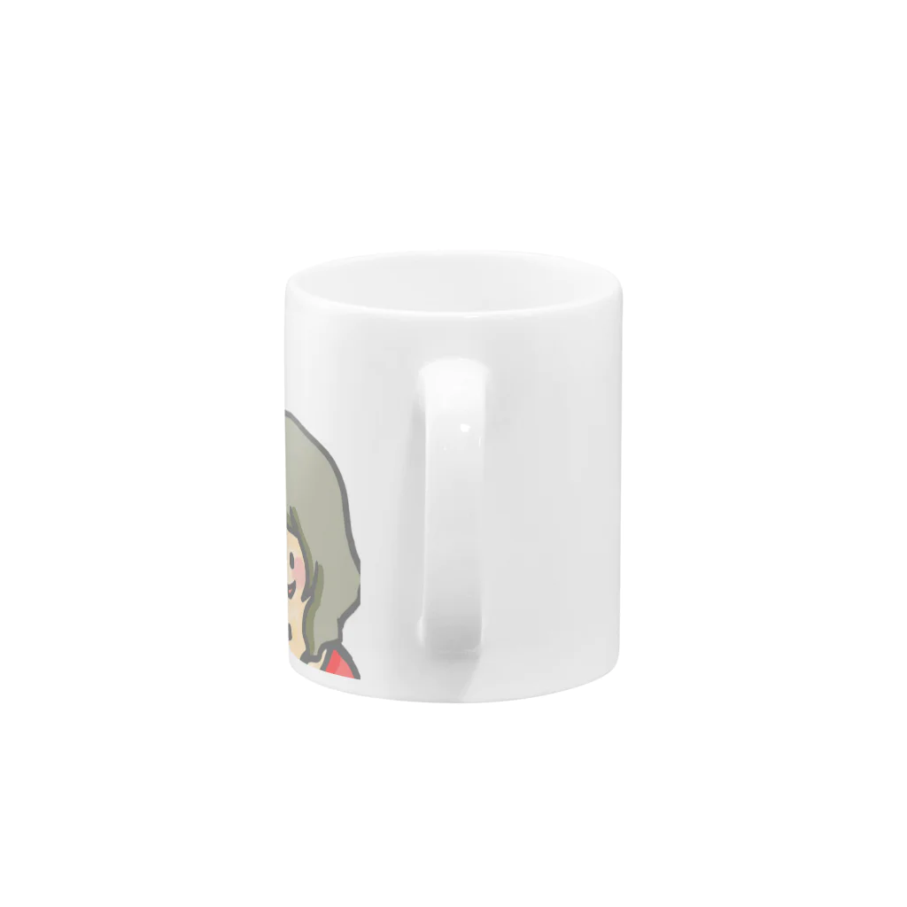 さなぽんのわたしとおともだち Mug :handle