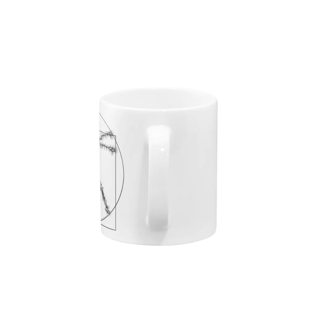 AURA_HYSTERICAのVitruvian_Man Mug :handle