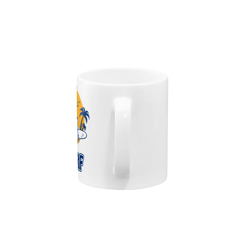 つの丸のサーフモンモンB Mug :handle