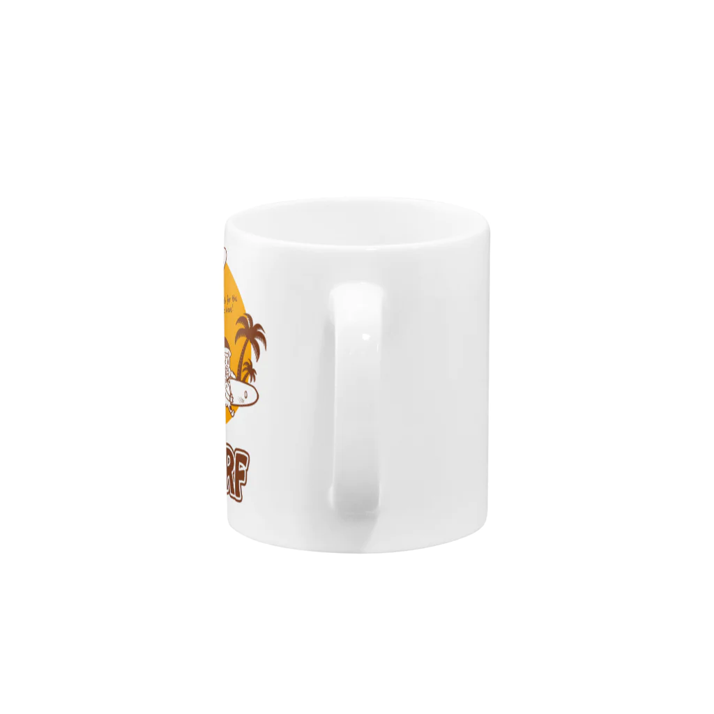 つの丸のサーフモンモンA Mug :handle