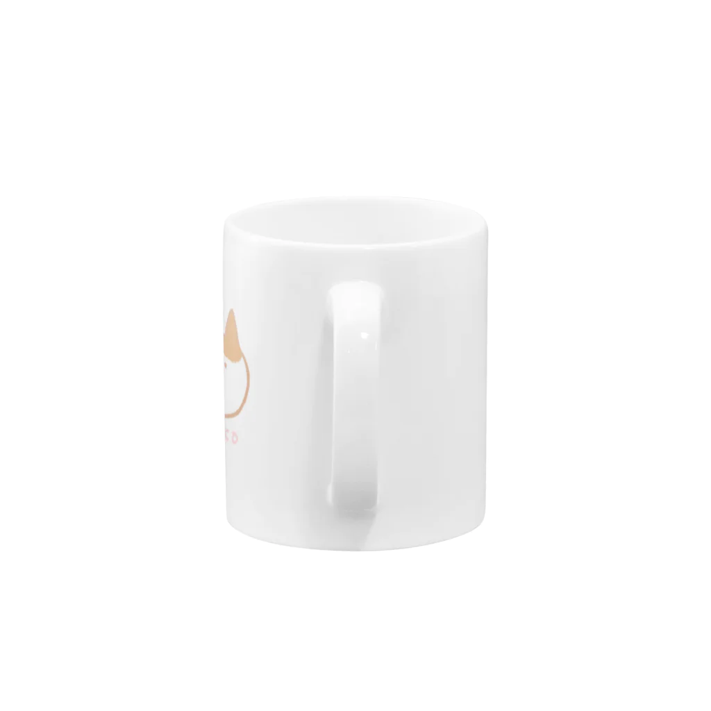 neco、のneco、　マグカップ Mug :handle