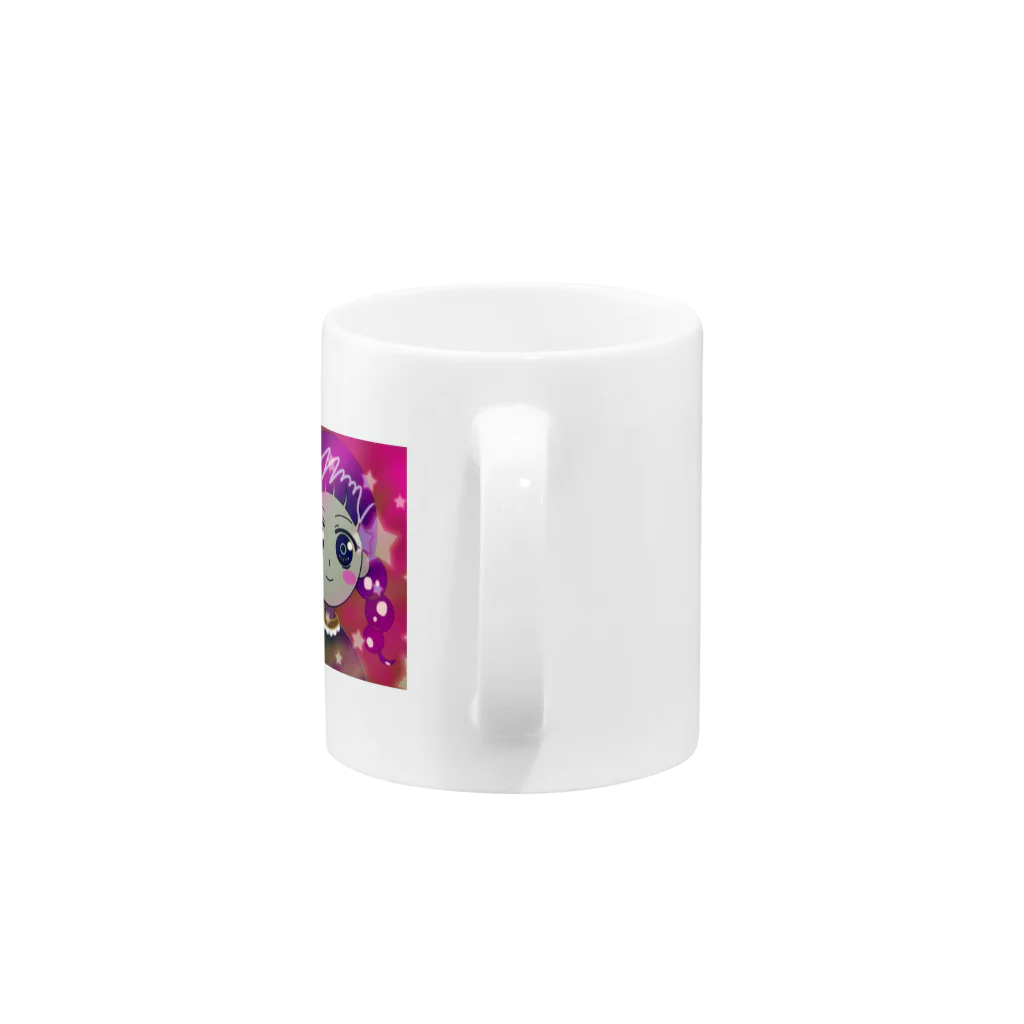 タナカタマゴの世界のレトロな女の子 Mug :handle