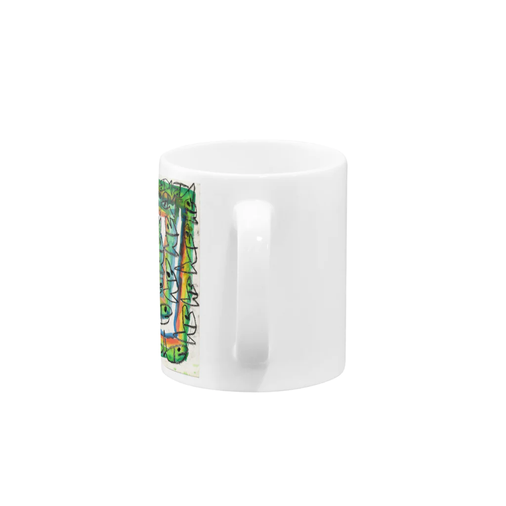 keicottonのkeicotton_うずまきのさかな Mug :handle