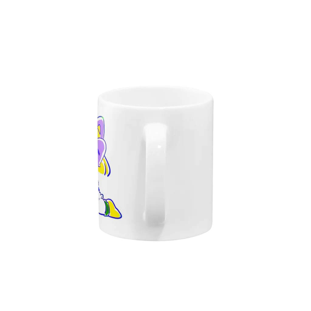 たぴ♦︎春コミ東２二15aのたぴにゃ Mug :handle