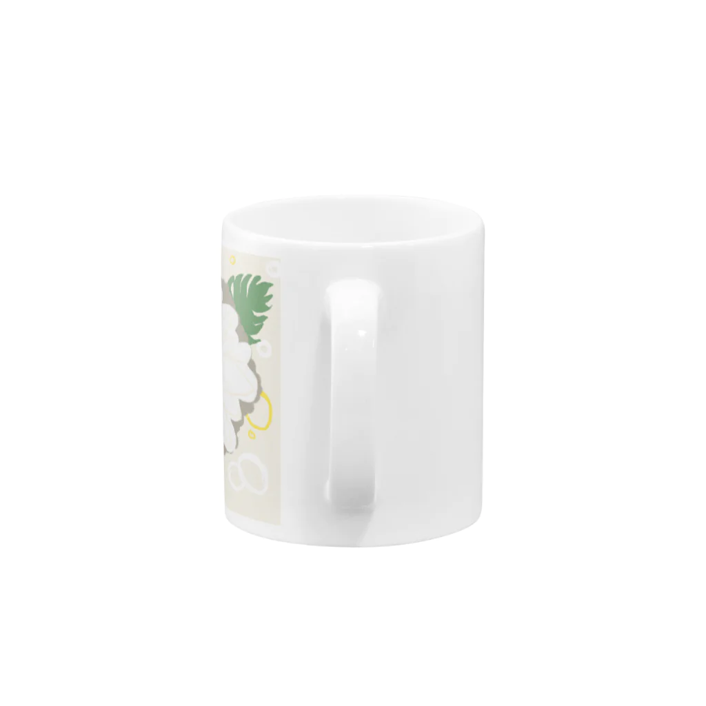 H.  Kinoのflower Mug :handle