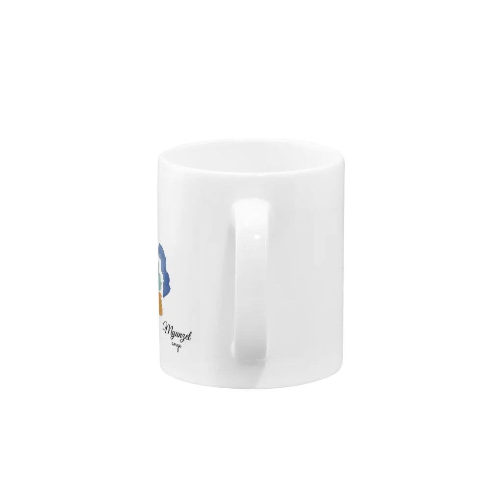 ミュンゼルアンジュのパイナップル Mug :handle