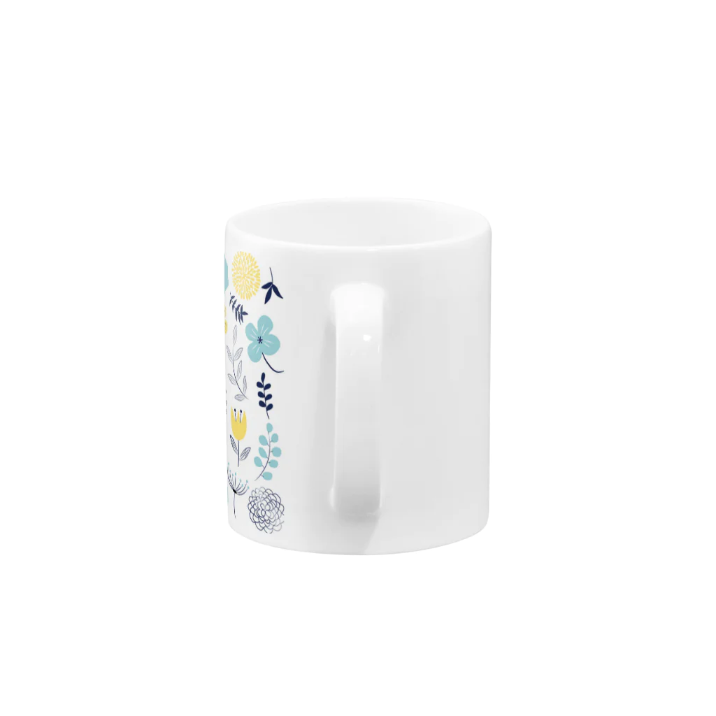 yumeyumeの北欧風花柄 Mug :handle