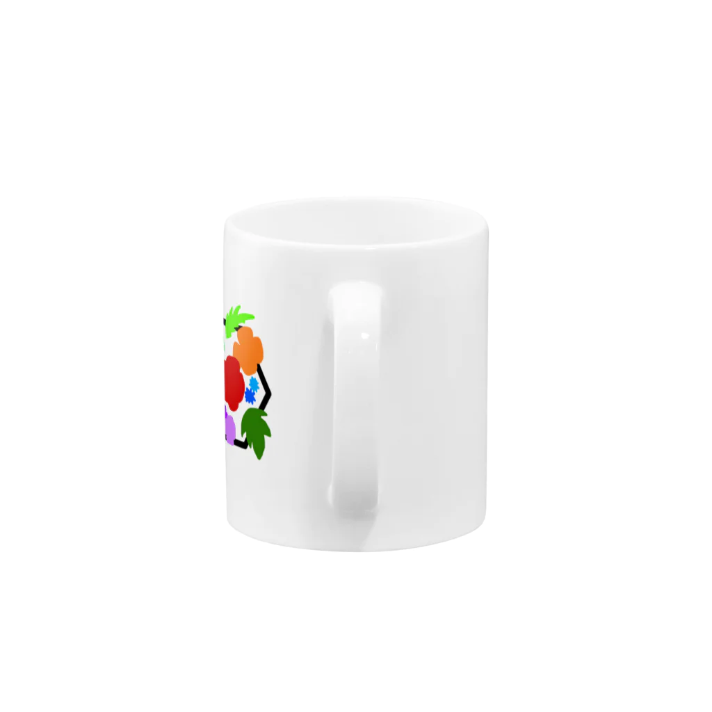 LanbR(ランブル)のブーケ(文字なし) Mug :handle