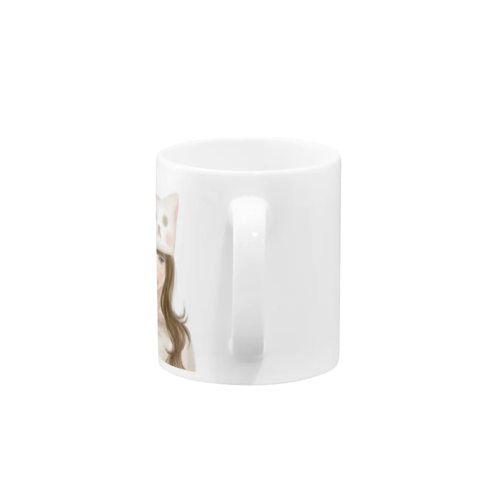 inunohitoのねこのこ Mug :handle