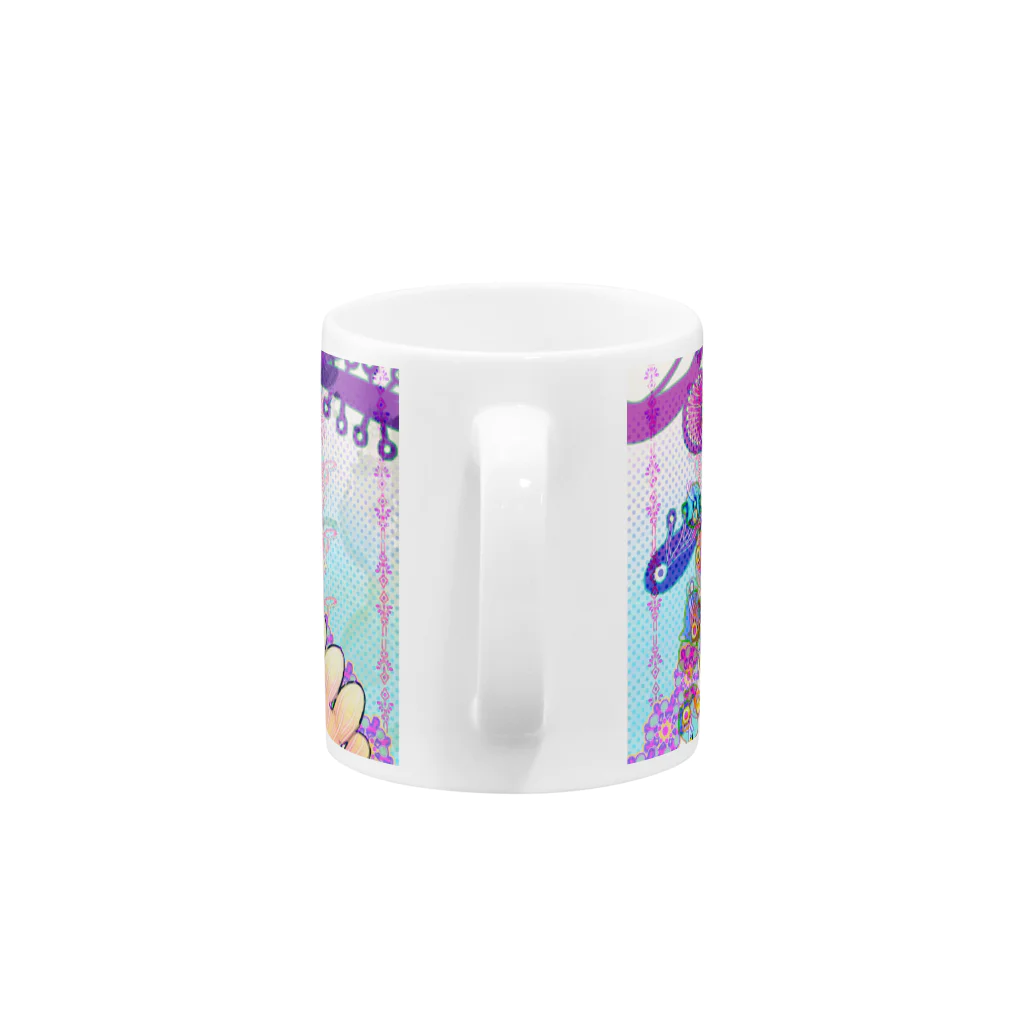 大谷えいちの空飛ぶみじんこ Mug :handle