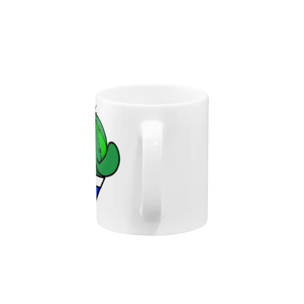 ぐりまるの俺様サボテン Mug :handle