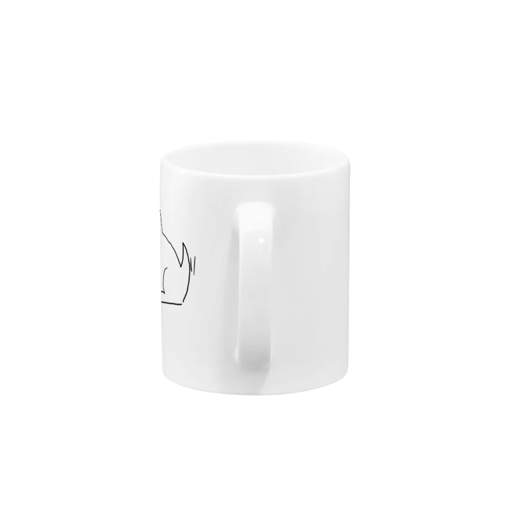 きのうえのいぬ Mug :handle