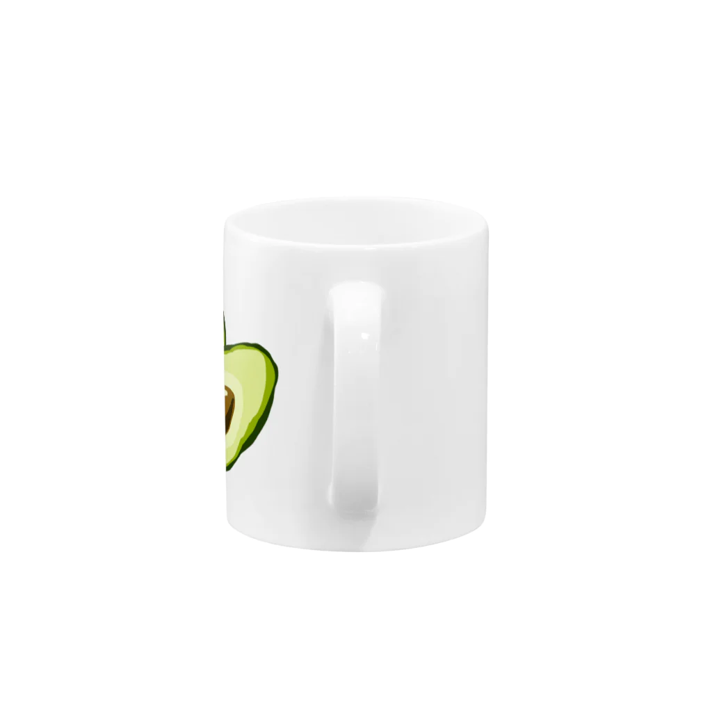 H.  Kinoのavocado Mug :handle