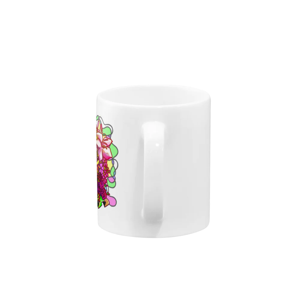 Growsea(グロウシー）の花の髪 Mug :handle