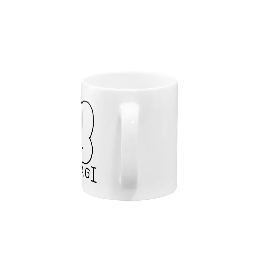 Iruのusagi no emi Mug :handle