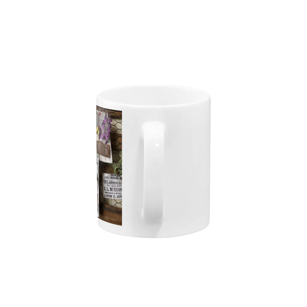 full  of funのフラワーコレクション Mug :handle