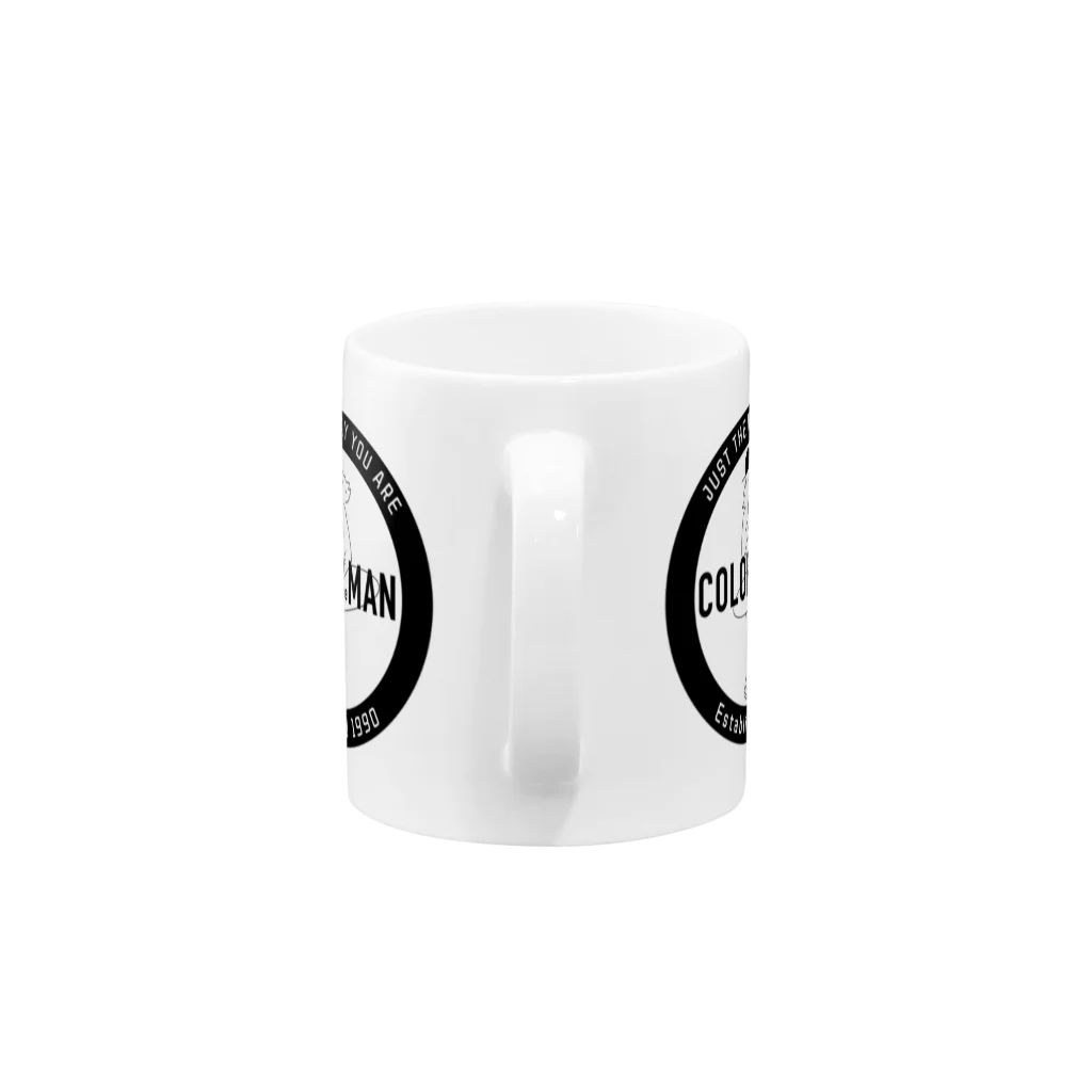 COLOR of the MANのCircle Logo Mug :handle