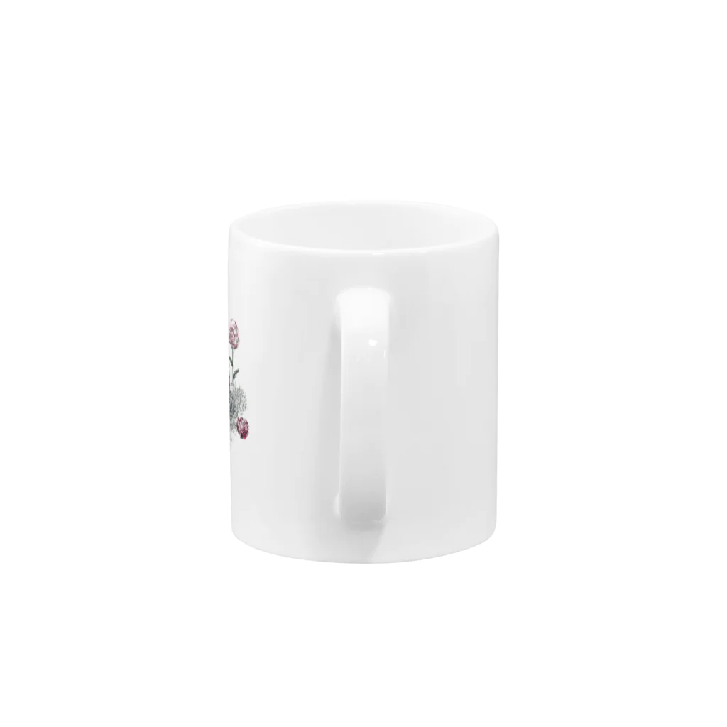 創作工房muccoのflowers Mug :handle