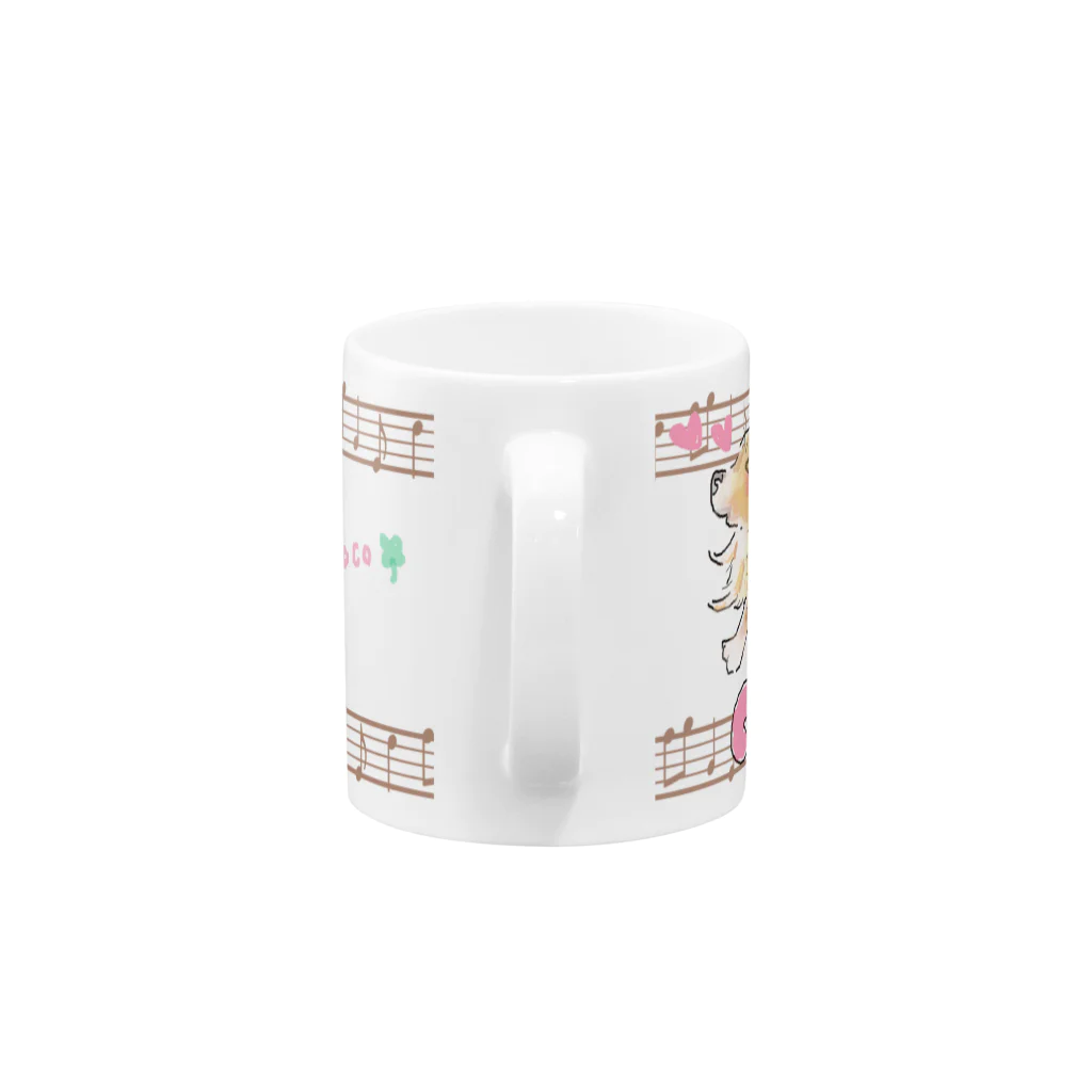 月兎亭のcocoちゃん Mug :handle