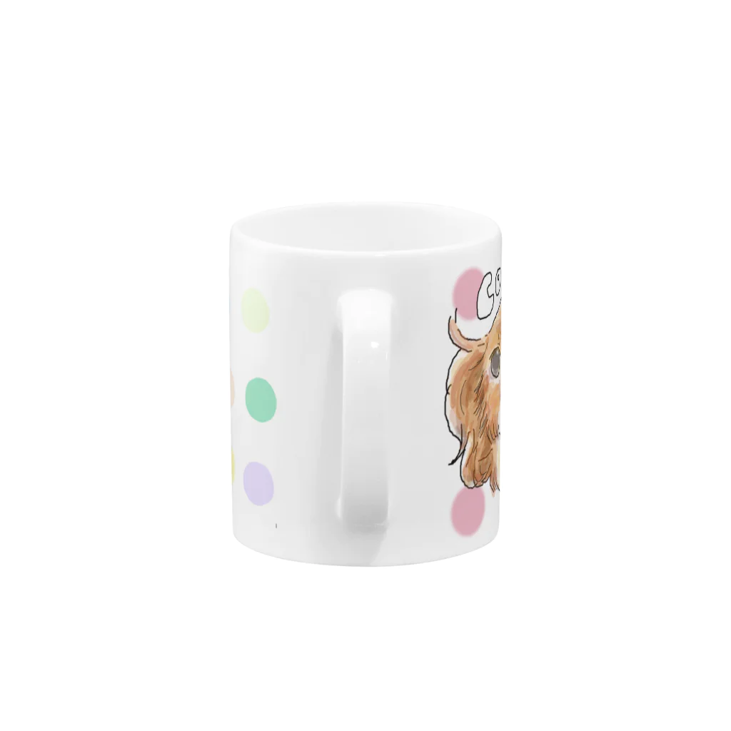 月兎亭のここちゃん Mug :handle