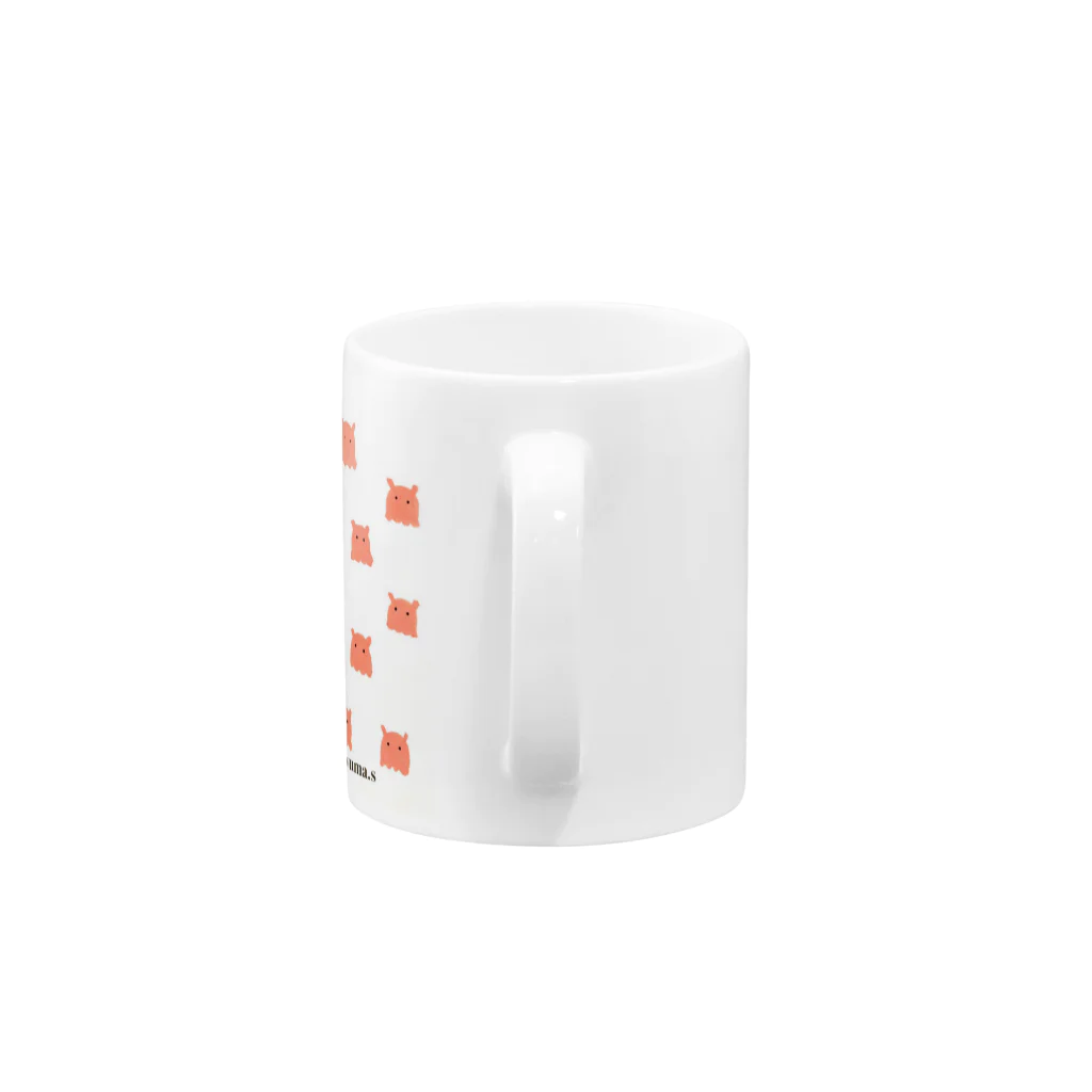 ベガのひつじのメンダコドット Mug :handle