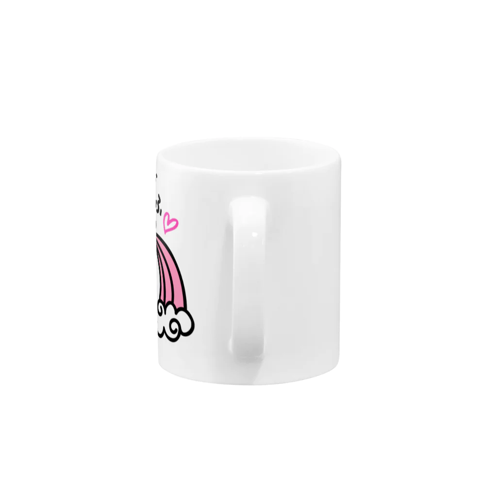 ハローマーライオンのぐふ Mug :handle