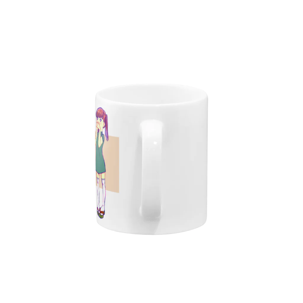 きびもかの見ない聞かない言わない Mug :handle